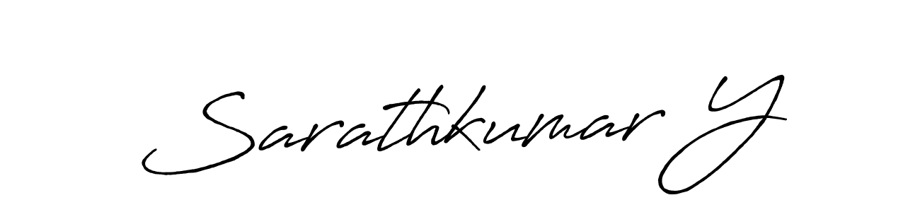 Make a beautiful signature design for name Sarathkumar Y. Use this online signature maker to create a handwritten signature for free. Sarathkumar Y signature style 7 images and pictures png