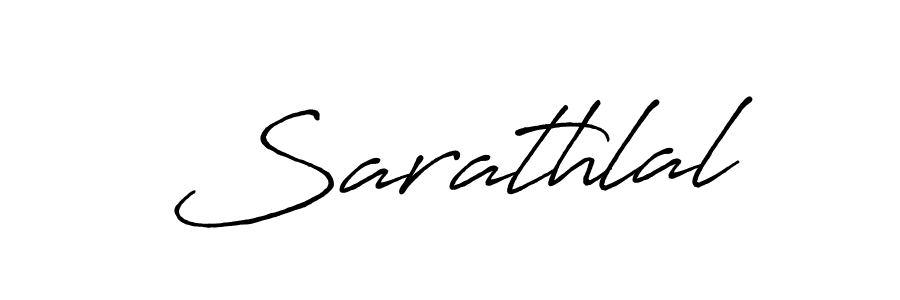 Sarathlal stylish signature style. Best Handwritten Sign (Antro_Vectra_Bolder) for my name. Handwritten Signature Collection Ideas for my name Sarathlal. Sarathlal signature style 7 images and pictures png