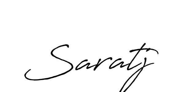 It looks lik you need a new signature style for name Saratj. Design unique handwritten (Antro_Vectra_Bolder) signature with our free signature maker in just a few clicks. Saratj signature style 7 images and pictures png