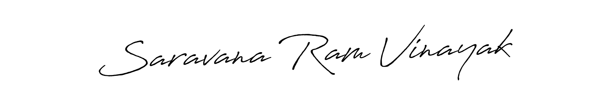 The best way (Antro_Vectra_Bolder) to make a short signature is to pick only two or three words in your name. The name Saravana Ram Vinayak include a total of six letters. For converting this name. Saravana Ram Vinayak signature style 7 images and pictures png