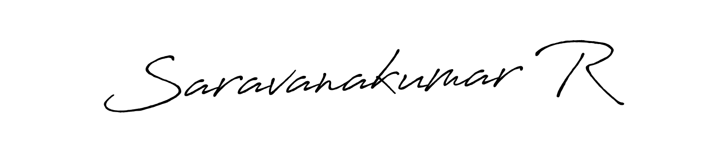 if you are searching for the best signature style for your name Saravanakumar R. so please give up your signature search. here we have designed multiple signature styles  using Antro_Vectra_Bolder. Saravanakumar R signature style 7 images and pictures png