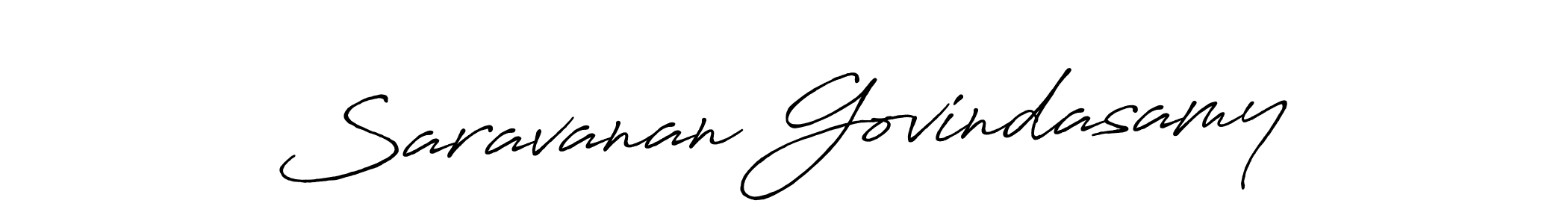 How to make Saravanan Govindasamy signature? Antro_Vectra_Bolder is a professional autograph style. Create handwritten signature for Saravanan Govindasamy name. Saravanan Govindasamy signature style 7 images and pictures png