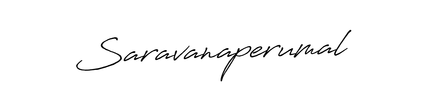 Make a beautiful signature design for name Saravanaperumal. Use this online signature maker to create a handwritten signature for free. Saravanaperumal signature style 7 images and pictures png