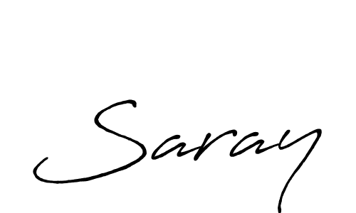 Make a beautiful signature design for name Saray. Use this online signature maker to create a handwritten signature for free. Saray signature style 7 images and pictures png