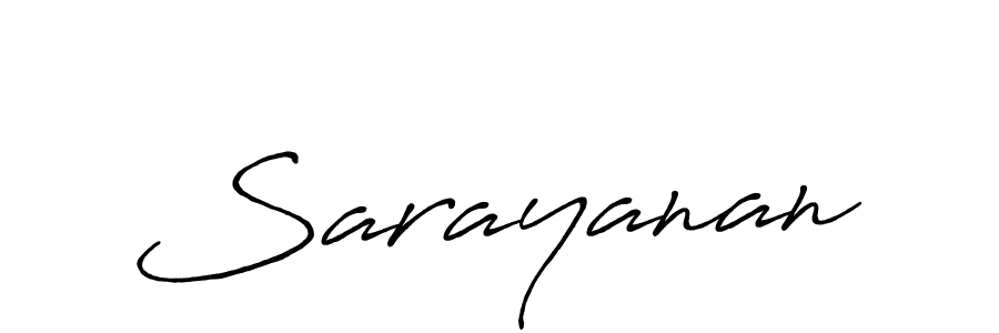 Sarayanan stylish signature style. Best Handwritten Sign (Antro_Vectra_Bolder) for my name. Handwritten Signature Collection Ideas for my name Sarayanan. Sarayanan signature style 7 images and pictures png