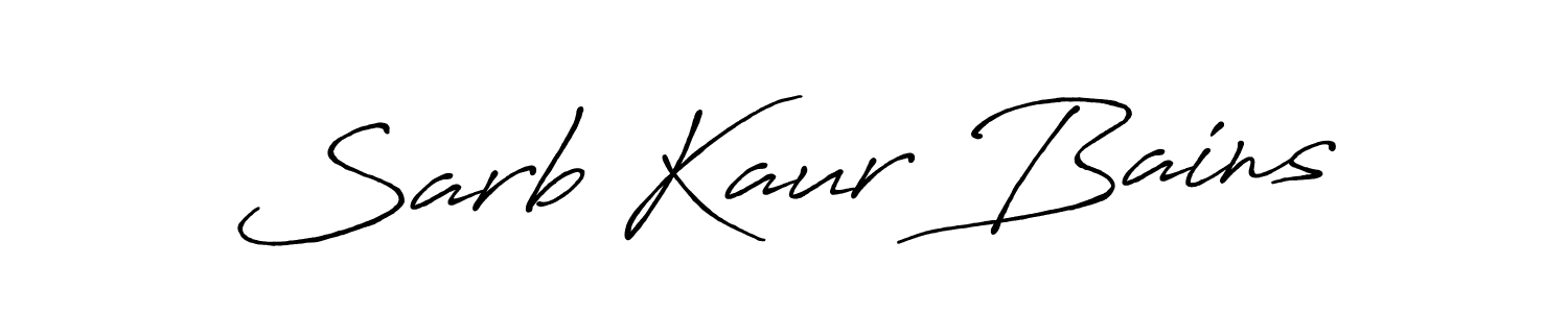 Once you've used our free online signature maker to create your best signature Antro_Vectra_Bolder style, it's time to enjoy all of the benefits that Sarb Kaur Bains name signing documents. Sarb Kaur Bains signature style 7 images and pictures png