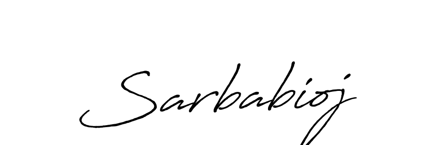 Also we have Sarbabioj name is the best signature style. Create professional handwritten signature collection using Antro_Vectra_Bolder autograph style. Sarbabioj signature style 7 images and pictures png