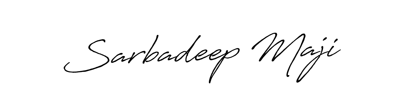 Once you've used our free online signature maker to create your best signature Antro_Vectra_Bolder style, it's time to enjoy all of the benefits that Sarbadeep Maji name signing documents. Sarbadeep Maji signature style 7 images and pictures png