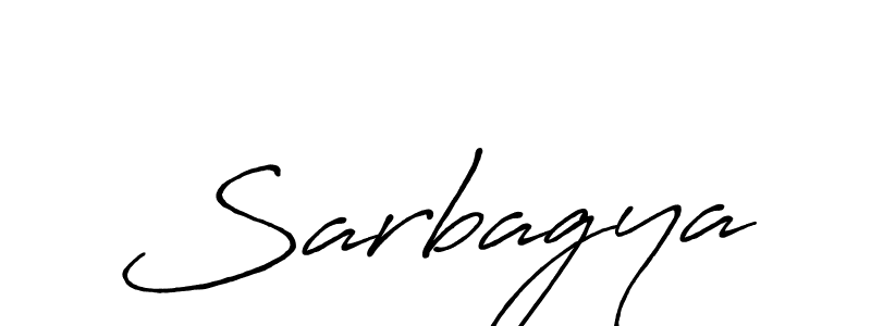 Use a signature maker to create a handwritten signature online. With this signature software, you can design (Antro_Vectra_Bolder) your own signature for name Sarbagya. Sarbagya signature style 7 images and pictures png