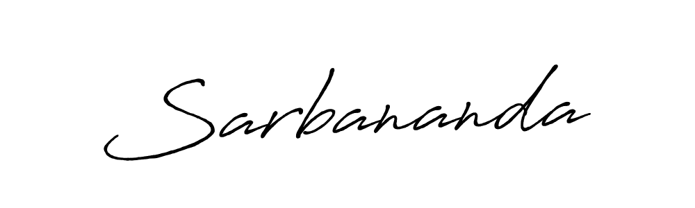 Once you've used our free online signature maker to create your best signature Antro_Vectra_Bolder style, it's time to enjoy all of the benefits that Sarbananda name signing documents. Sarbananda signature style 7 images and pictures png