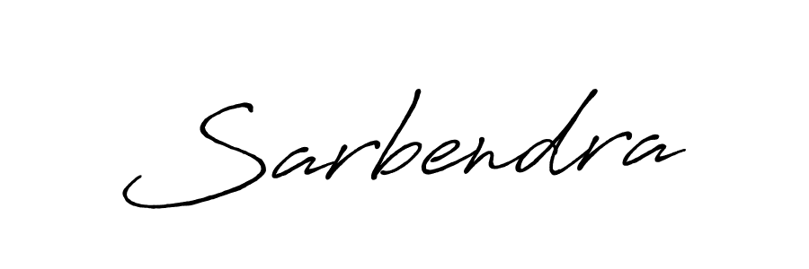 How to make Sarbendra name signature. Use Antro_Vectra_Bolder style for creating short signs online. This is the latest handwritten sign. Sarbendra signature style 7 images and pictures png