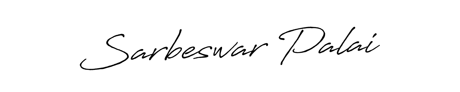 Create a beautiful signature design for name Sarbeswar Palai. With this signature (Antro_Vectra_Bolder) fonts, you can make a handwritten signature for free. Sarbeswar Palai signature style 7 images and pictures png