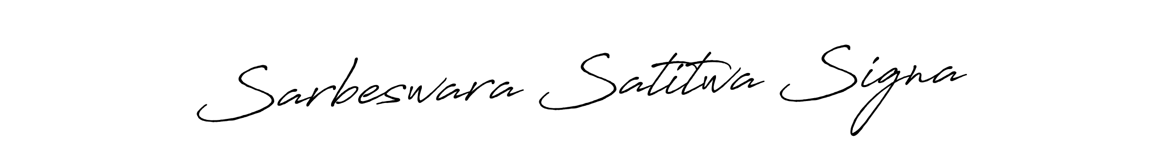 The best way (Antro_Vectra_Bolder) to make a short signature is to pick only two or three words in your name. The name Sarbeswara Satitwa Signa include a total of six letters. For converting this name. Sarbeswara Satitwa Signa signature style 7 images and pictures png