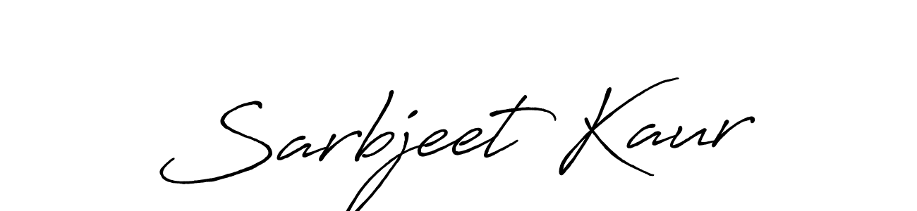 Sarbjeet Kaur stylish signature style. Best Handwritten Sign (Antro_Vectra_Bolder) for my name. Handwritten Signature Collection Ideas for my name Sarbjeet Kaur. Sarbjeet Kaur signature style 7 images and pictures png