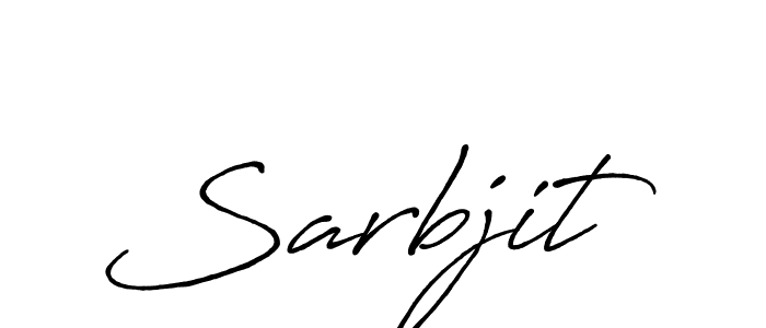 Use a signature maker to create a handwritten signature online. With this signature software, you can design (Antro_Vectra_Bolder) your own signature for name Sarbjit. Sarbjit signature style 7 images and pictures png