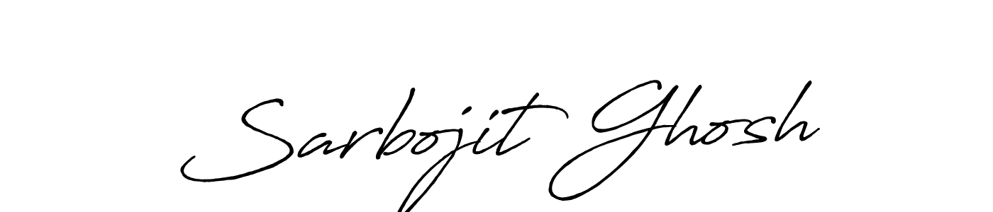 How to make Sarbojit Ghosh signature? Antro_Vectra_Bolder is a professional autograph style. Create handwritten signature for Sarbojit Ghosh name. Sarbojit Ghosh signature style 7 images and pictures png