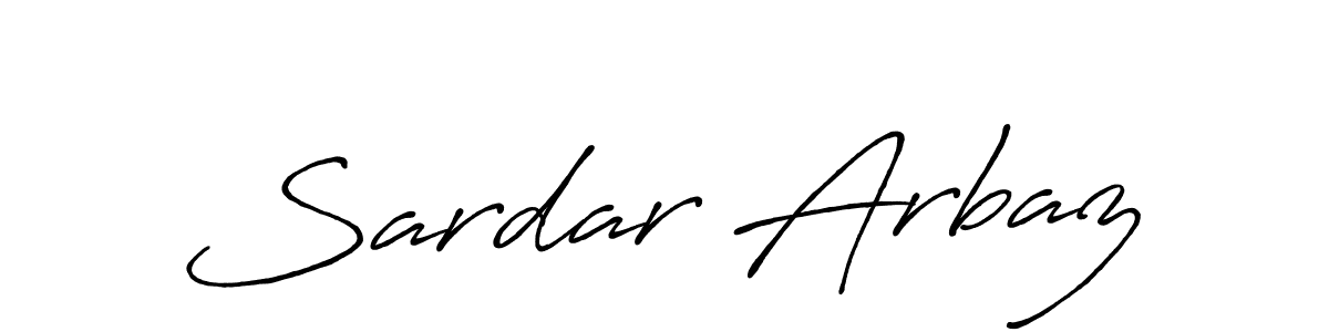 How to make Sardar Arbaz signature? Antro_Vectra_Bolder is a professional autograph style. Create handwritten signature for Sardar Arbaz name. Sardar Arbaz signature style 7 images and pictures png