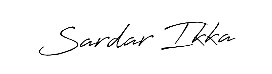 Create a beautiful signature design for name Sardar Ikka. With this signature (Antro_Vectra_Bolder) fonts, you can make a handwritten signature for free. Sardar Ikka signature style 7 images and pictures png