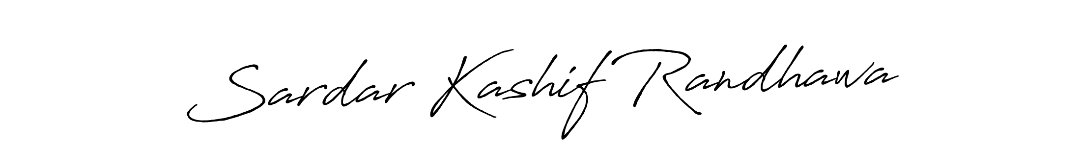 Design your own signature with our free online signature maker. With this signature software, you can create a handwritten (Antro_Vectra_Bolder) signature for name Sardar Kashif Randhawa. Sardar Kashif Randhawa signature style 7 images and pictures png