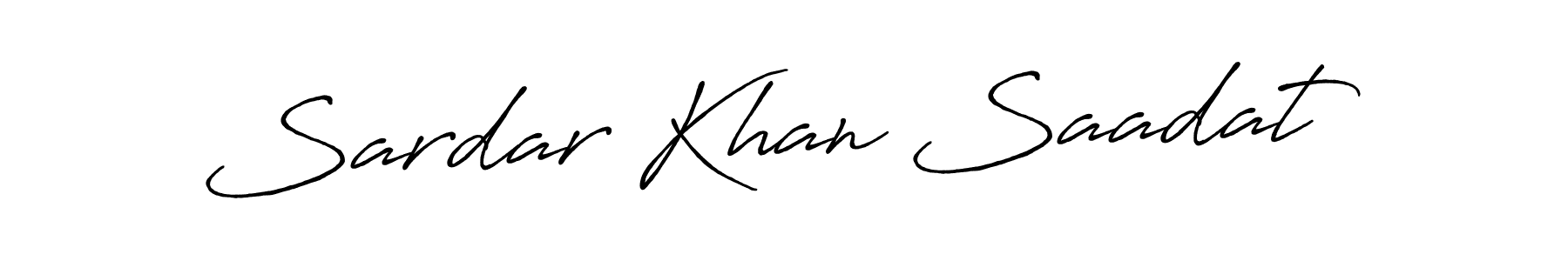 How to Draw Sardar Khan Saadat signature style? Antro_Vectra_Bolder is a latest design signature styles for name Sardar Khan Saadat. Sardar Khan Saadat signature style 7 images and pictures png