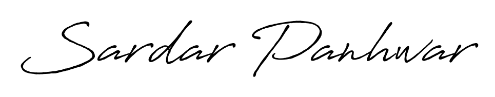 Create a personalized artistic stamp with Sardar Panhwar in Antro_Vectra_Bolder font. Perfect for visual artists, designers, and influencers. Sardar Panhwar signature style 7 images and pictures png