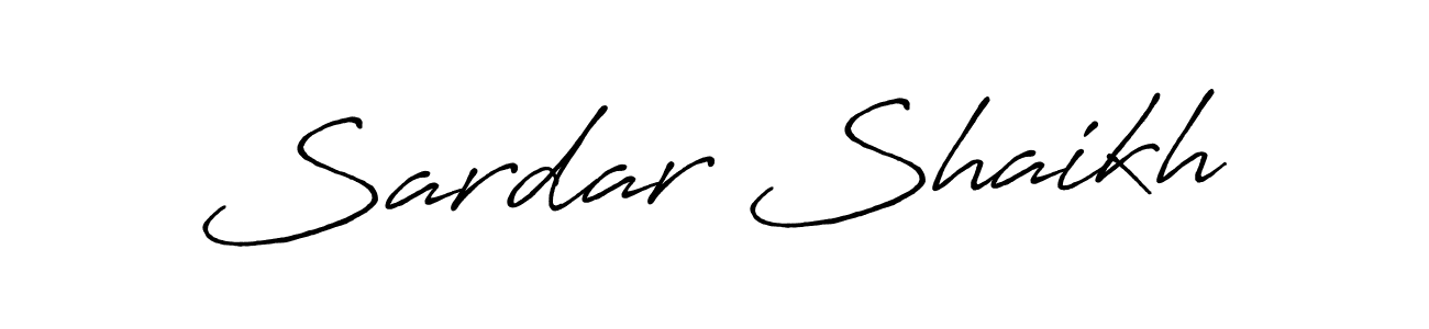 The best way (Antro_Vectra_Bolder) to make a short signature is to pick only two or three words in your name. The name Sardar Shaikh include a total of six letters. For converting this name. Sardar Shaikh signature style 7 images and pictures png