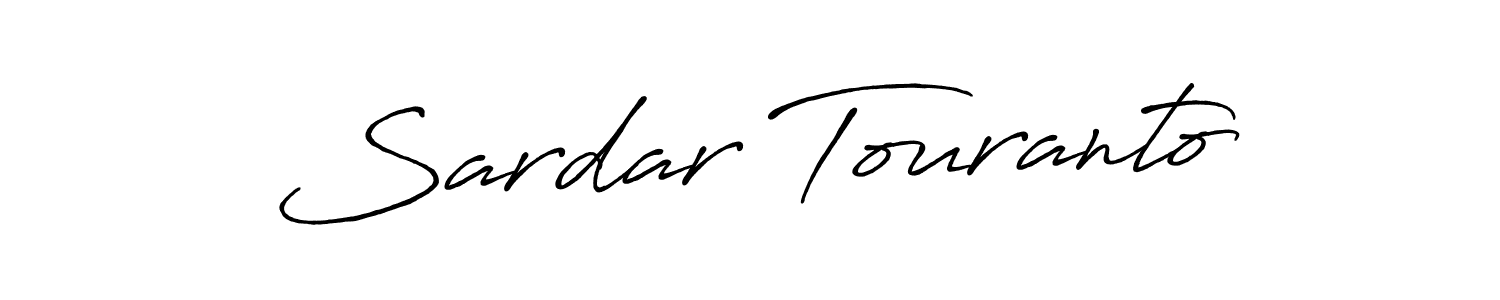 This is the best signature style for the Sardar Touranto name. Also you like these signature font (Antro_Vectra_Bolder). Mix name signature. Sardar Touranto signature style 7 images and pictures png