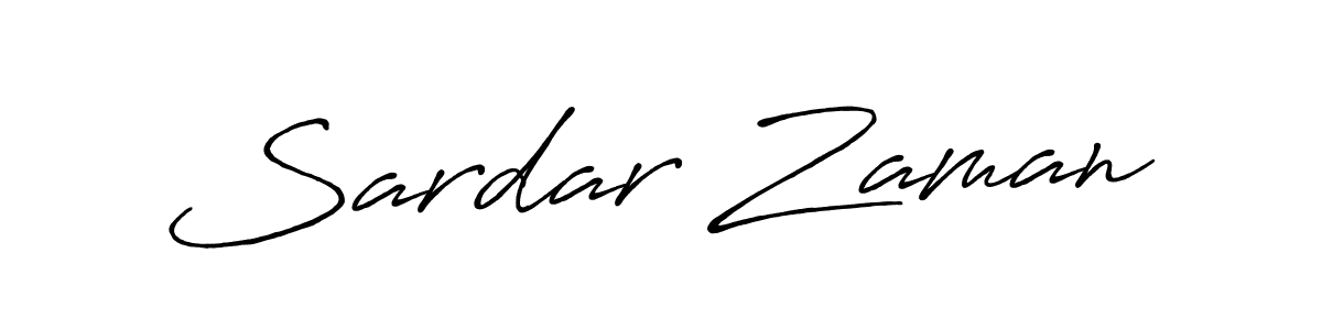 Also we have Sardar Zaman name is the best signature style. Create professional handwritten signature collection using Antro_Vectra_Bolder autograph style. Sardar Zaman signature style 7 images and pictures png