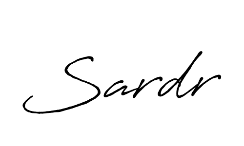 Design your own signature with our free online signature maker. With this signature software, you can create a handwritten (Antro_Vectra_Bolder) signature for name Sardr. Sardr signature style 7 images and pictures png