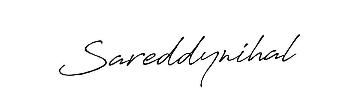 How to make Sareddynihal signature? Antro_Vectra_Bolder is a professional autograph style. Create handwritten signature for Sareddynihal name. Sareddynihal signature style 7 images and pictures png