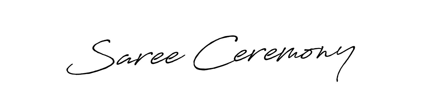 It looks lik you need a new signature style for name Saree Ceremony. Design unique handwritten (Antro_Vectra_Bolder) signature with our free signature maker in just a few clicks. Saree Ceremony signature style 7 images and pictures png