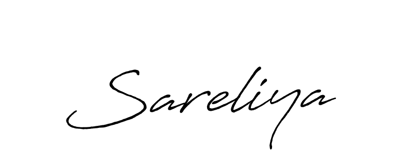 Similarly Antro_Vectra_Bolder is the best handwritten signature design. Signature creator online .You can use it as an online autograph creator for name Sareliya. Sareliya signature style 7 images and pictures png