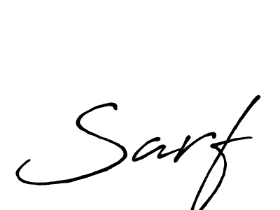 Sarf stylish signature style. Best Handwritten Sign (Antro_Vectra_Bolder) for my name. Handwritten Signature Collection Ideas for my name Sarf. Sarf signature style 7 images and pictures png