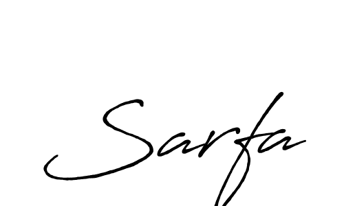 How to make Sarfa signature? Antro_Vectra_Bolder is a professional autograph style. Create handwritten signature for Sarfa name. Sarfa signature style 7 images and pictures png