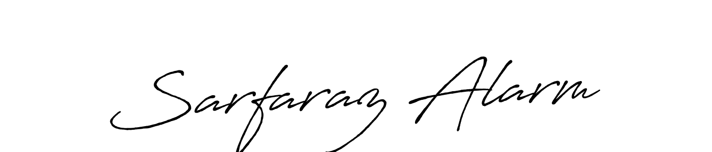 Make a beautiful signature design for name Sarfaraz Alarm. Use this online signature maker to create a handwritten signature for free. Sarfaraz Alarm signature style 7 images and pictures png