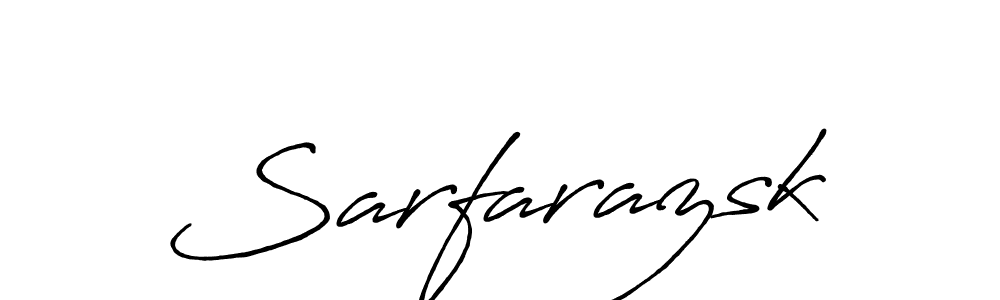 Create a beautiful signature design for name Sarfarazsk. With this signature (Antro_Vectra_Bolder) fonts, you can make a handwritten signature for free. Sarfarazsk signature style 7 images and pictures png
