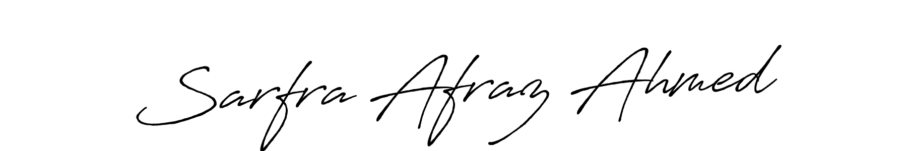 Also we have Sarfra Afraz Ahmed name is the best signature style. Create professional handwritten signature collection using Antro_Vectra_Bolder autograph style. Sarfra Afraz Ahmed signature style 7 images and pictures png