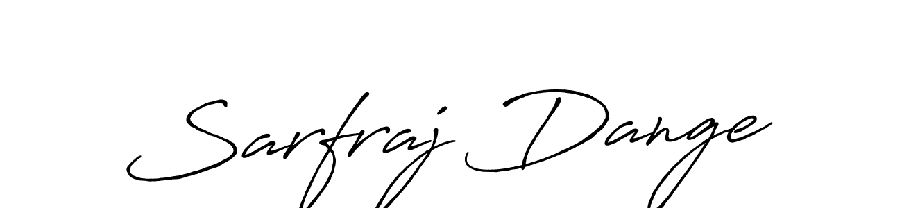 Make a beautiful signature design for name Sarfraj Dange. Use this online signature maker to create a handwritten signature for free. Sarfraj Dange signature style 7 images and pictures png