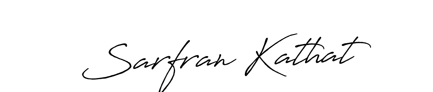 Sarfran Kathat stylish signature style. Best Handwritten Sign (Antro_Vectra_Bolder) for my name. Handwritten Signature Collection Ideas for my name Sarfran Kathat. Sarfran Kathat signature style 7 images and pictures png