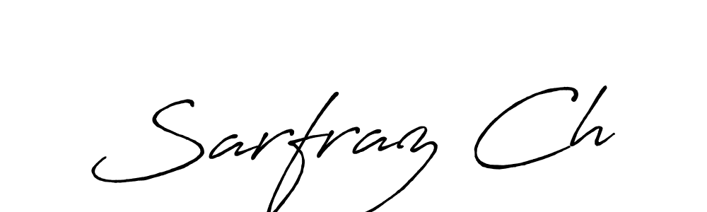 How to make Sarfraz Ch signature? Antro_Vectra_Bolder is a professional autograph style. Create handwritten signature for Sarfraz Ch name. Sarfraz Ch signature style 7 images and pictures png
