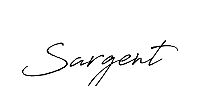 Also we have Sargent name is the best signature style. Create professional handwritten signature collection using Antro_Vectra_Bolder autograph style. Sargent signature style 7 images and pictures png