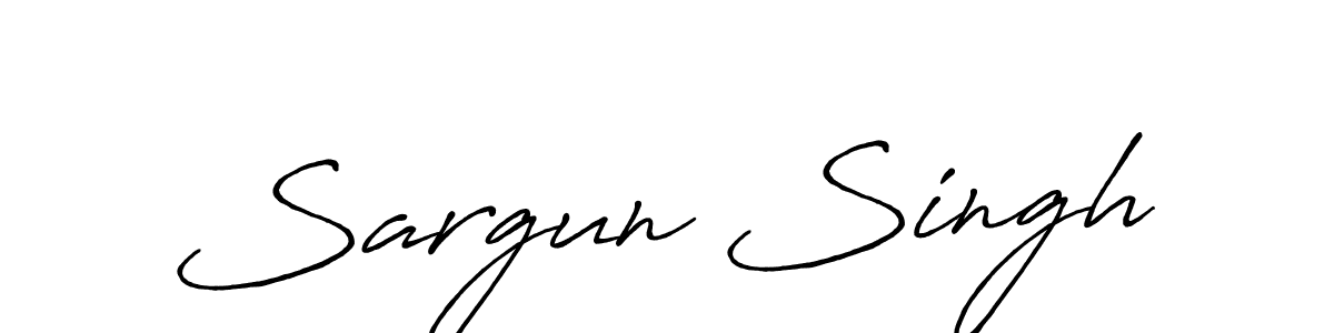 Also we have Sargun Singh name is the best signature style. Create professional handwritten signature collection using Antro_Vectra_Bolder autograph style. Sargun Singh signature style 7 images and pictures png