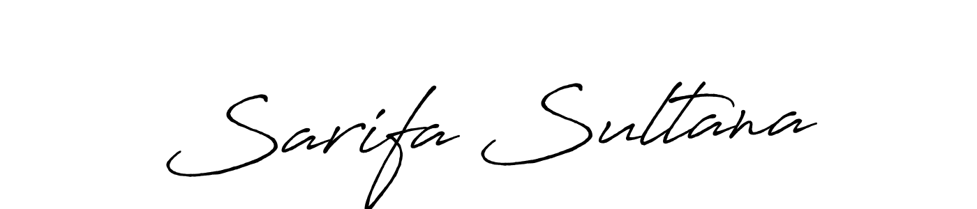 Also we have Sarifa Sultana name is the best signature style. Create professional handwritten signature collection using Antro_Vectra_Bolder autograph style. Sarifa Sultana signature style 7 images and pictures png