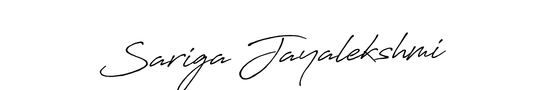 How to make Sariga Jayalekshmi signature? Antro_Vectra_Bolder is a professional autograph style. Create handwritten signature for Sariga Jayalekshmi name. Sariga Jayalekshmi signature style 7 images and pictures png