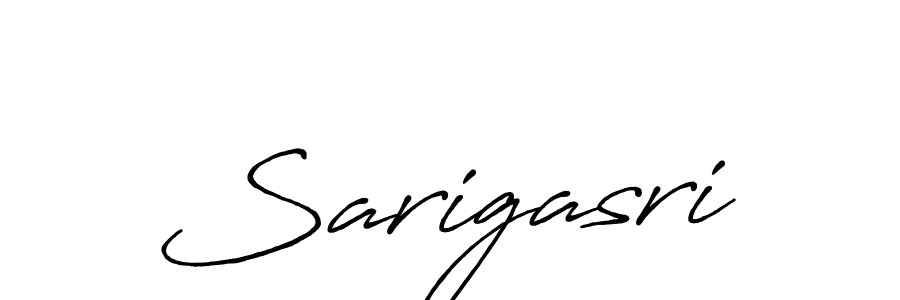 Use a signature maker to create a handwritten signature online. With this signature software, you can design (Antro_Vectra_Bolder) your own signature for name Sarigasri. Sarigasri signature style 7 images and pictures png