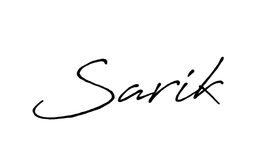 Make a beautiful signature design for name Sarik. Use this online signature maker to create a handwritten signature for free. Sarik signature style 7 images and pictures png