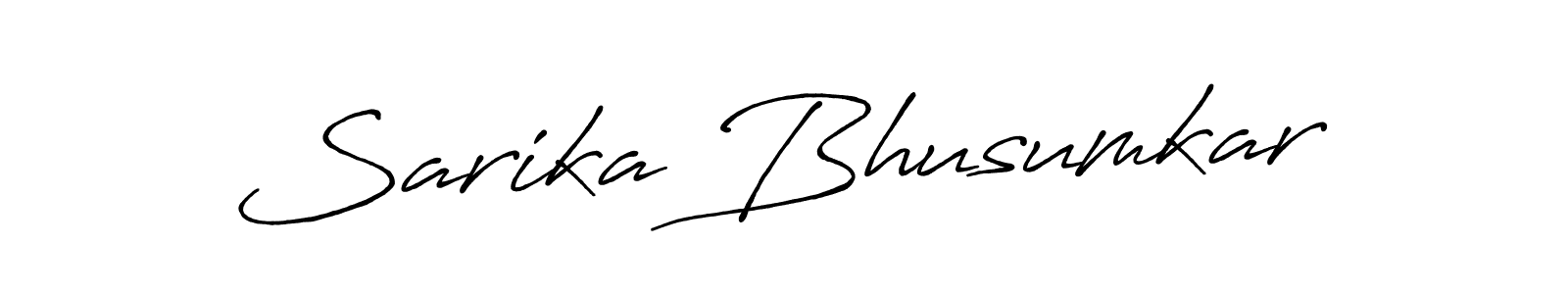 How to make Sarika Bhusumkar signature? Antro_Vectra_Bolder is a professional autograph style. Create handwritten signature for Sarika Bhusumkar name. Sarika Bhusumkar signature style 7 images and pictures png