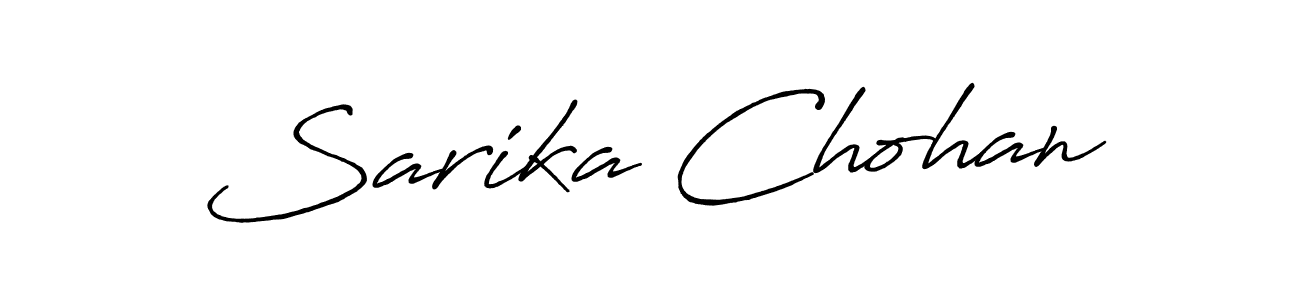 if you are searching for the best signature style for your name Sarika Chohan. so please give up your signature search. here we have designed multiple signature styles  using Antro_Vectra_Bolder. Sarika Chohan signature style 7 images and pictures png