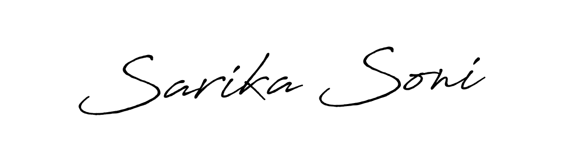 Make a beautiful signature design for name Sarika Soni. Use this online signature maker to create a handwritten signature for free. Sarika Soni signature style 7 images and pictures png