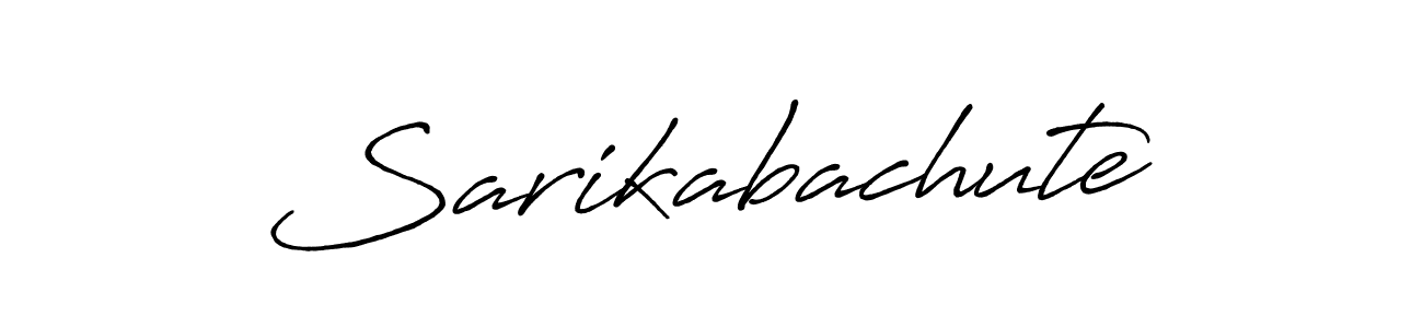 Design your own signature with our free online signature maker. With this signature software, you can create a handwritten (Antro_Vectra_Bolder) signature for name Sarikabachute. Sarikabachute signature style 7 images and pictures png